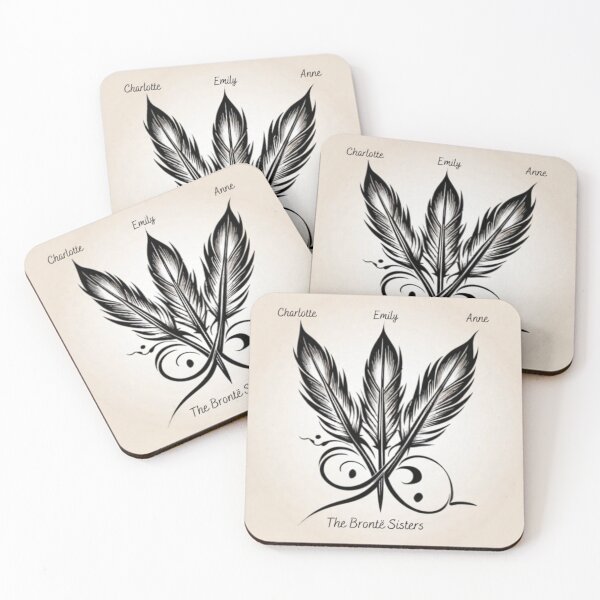 Item preview, The Brontë Sisters - Quills designed and sold by LiteraryLoves.