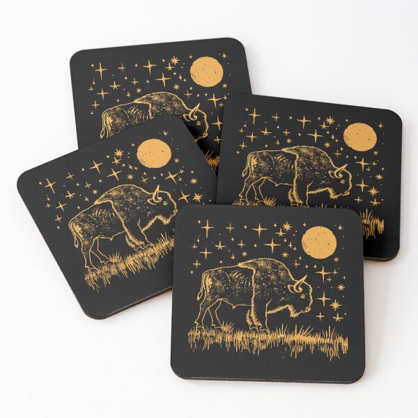 Item preview, Buffalo Under the Stars designed and sold by FloeC.