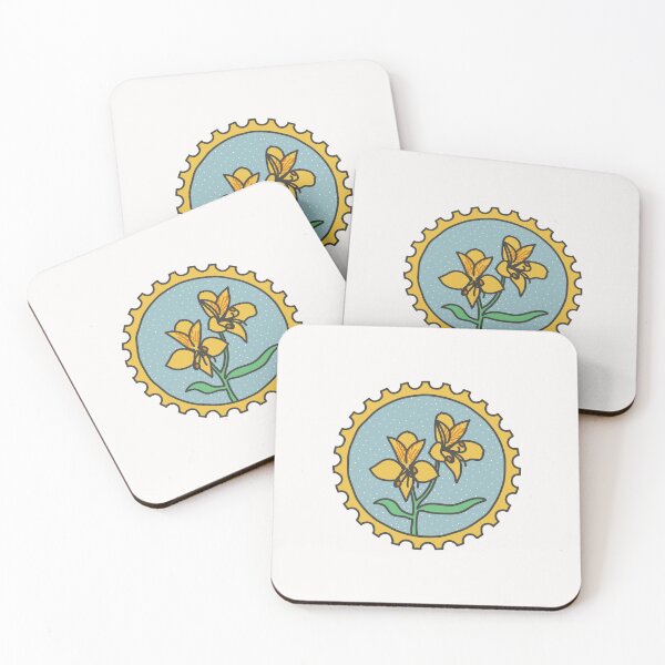 Item preview, vintage flower stamp designed and sold by designful93.