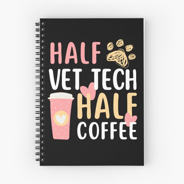 Item preview, half Vet tech half coffee veterinary technician designed and sold by AncientAccent.