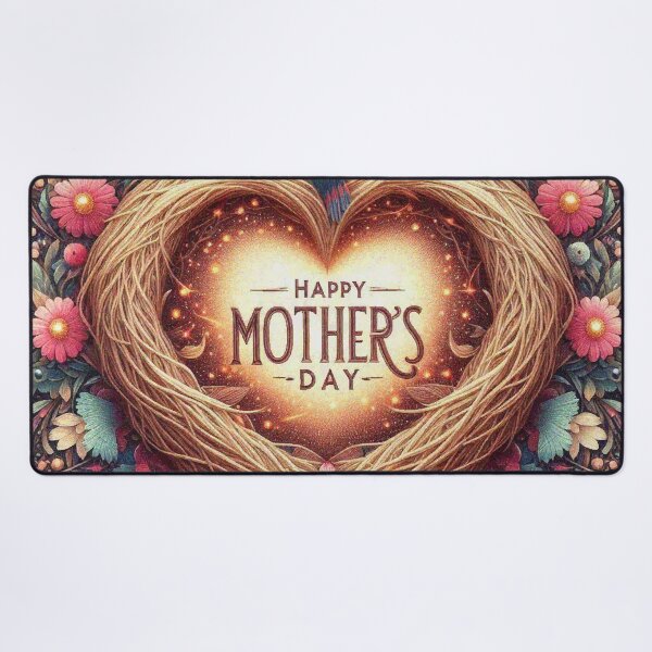 Item preview, Shape Heart Nest Happy Mothers Day designed and sold by Illuministique.