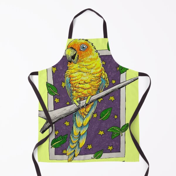 Item preview, Happy Yellow Parrot On Branch designed and sold by Fransyn.