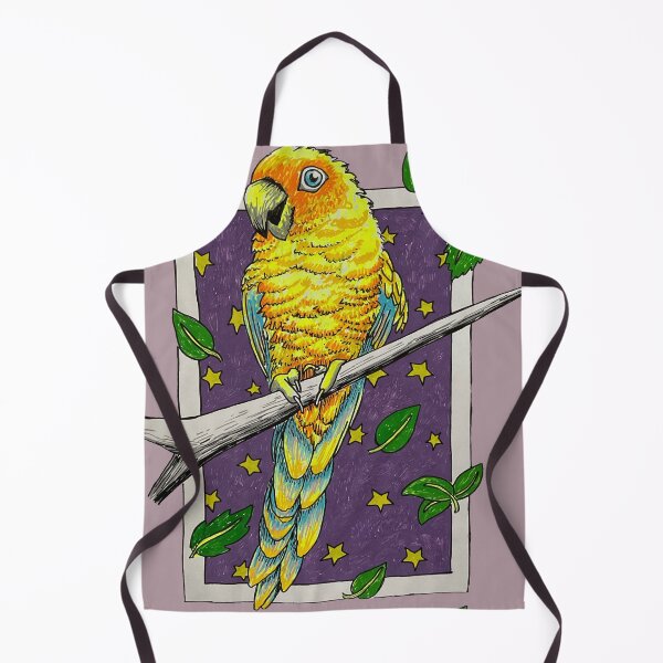 Item preview, Happy Yellow Parrot On Branch designed and sold by Fransyn.