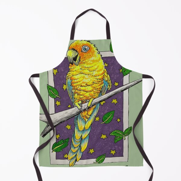 Item preview, Happy Yellow Parrot On Branch designed and sold by Fransyn.