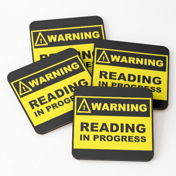 Item preview, Warning Reading in Progress Sign designed and sold by Curraleigh Crafts.