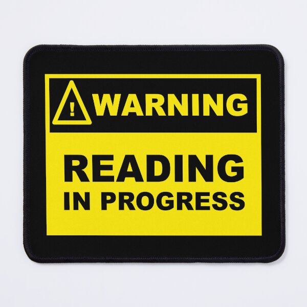 Item preview, Warning Reading in Progress Sign designed and sold by Curraleigh Crafts.
