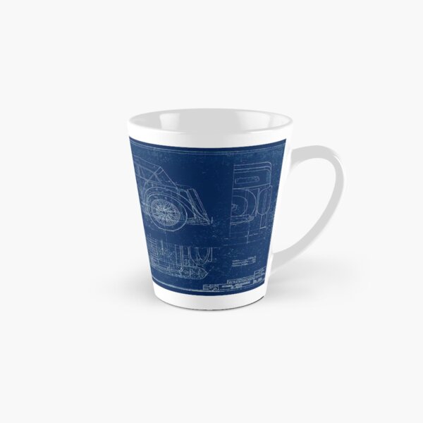 MG TC Blueprint Diagram Tall Mug
