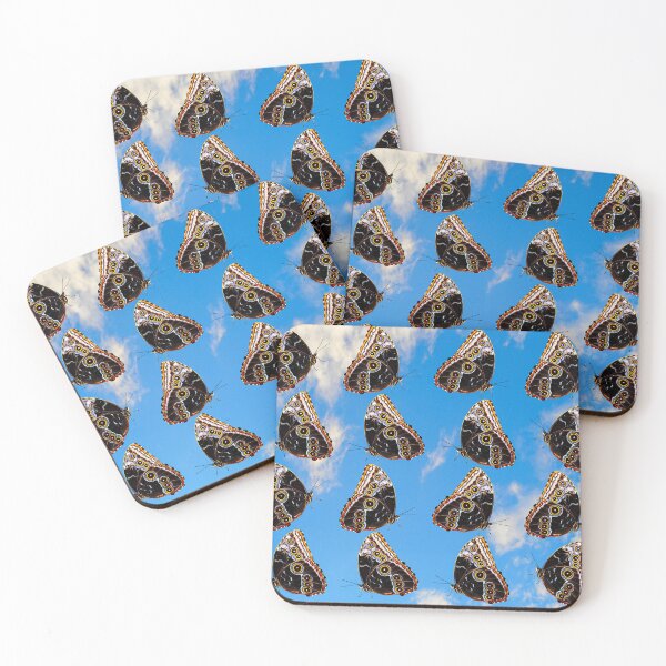 Item preview, Blue morpho butterflies Latin name Morpho peleides pattern designed and sold by Peter Etchells.