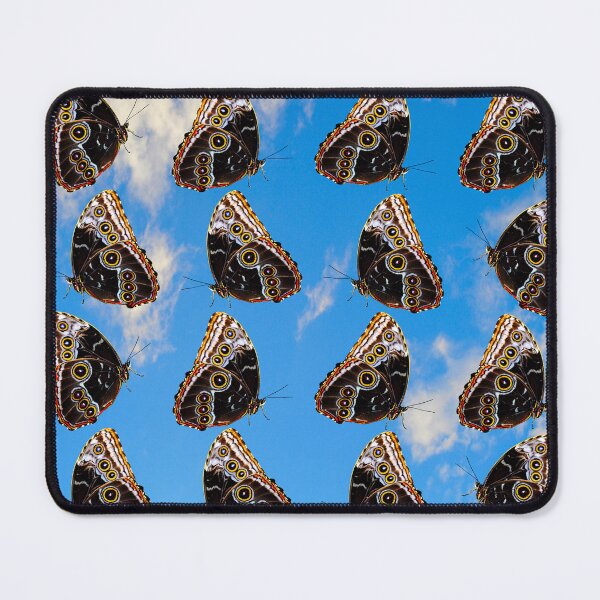 Item preview, Blue morpho butterflies Latin name Morpho peleides pattern designed and sold by Peter Etchells.