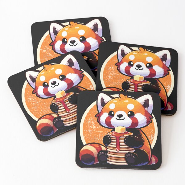 Item preview, Red Panda Loves Pancakes Short Stack Lover designed and sold by TKsTees.