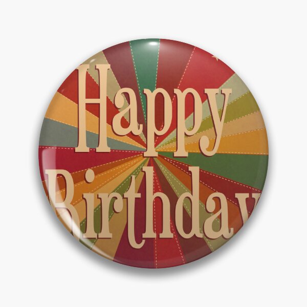 Item preview, Vintage Colorburst Birthday  designed and sold by RumourHasIt.
