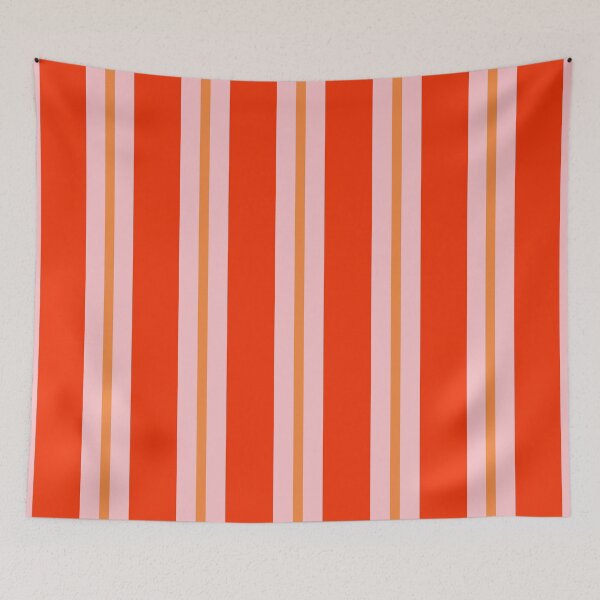Item preview, Bold Stripes Orange Orange Pink designed and sold by kierkegaard.