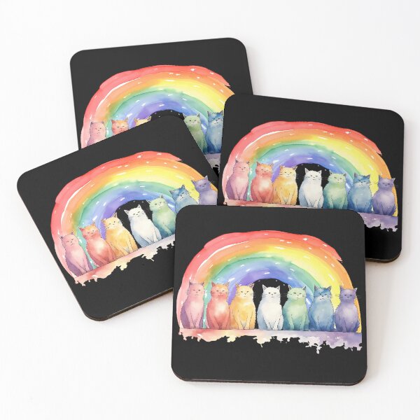 Item preview, Rainbow Cats designed and sold by KLWBDesigns.