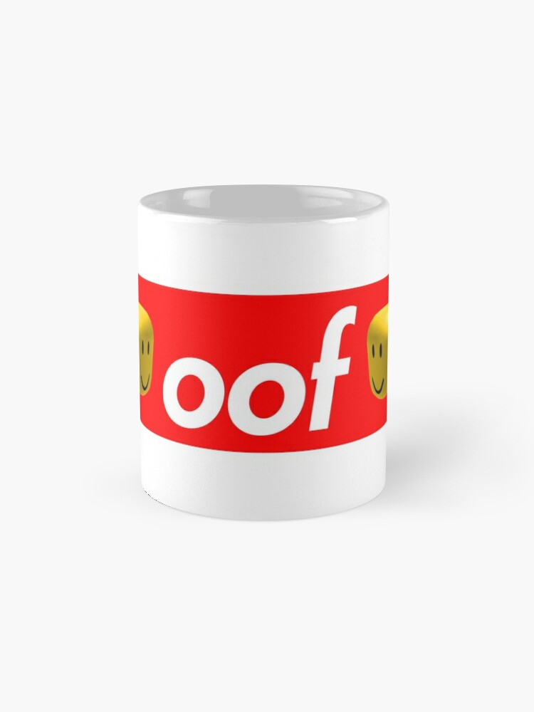 Roblox Oof Taza - roblox noob travel mugs redbubble