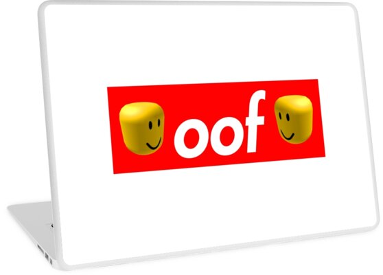Roblox Oof Laptop Skins By Hypetype Redbubble - roblox oof by hypetype