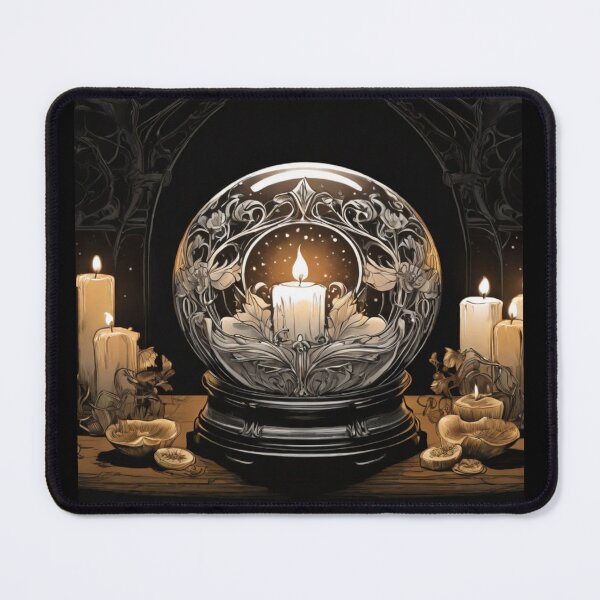 Item preview, Crystal ball in candlelight designed and sold by Flowersonstuff.