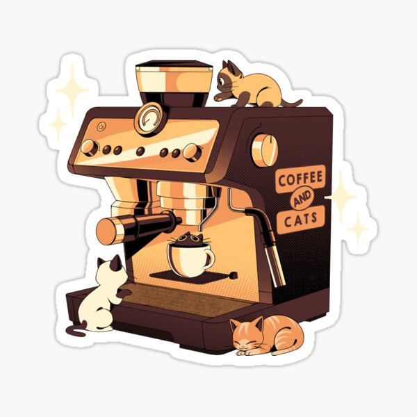 Item preview, Coffee and Cats Espresso Lover by Tobe Fonseca designed and sold by Tobe Fonseca®.