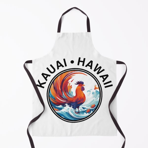 Item preview, Kauai Hawaii - Rooster (with Black Lettering) designed and sold by VelvetRoom.