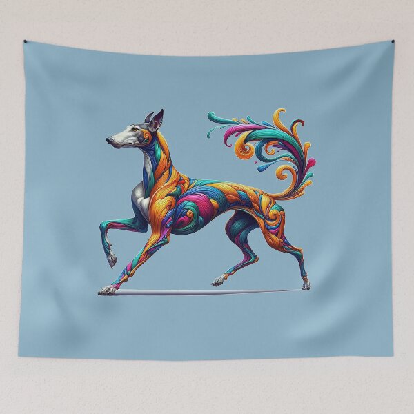 Item preview, Galgo Español in bright colors designed and sold by Berlini.