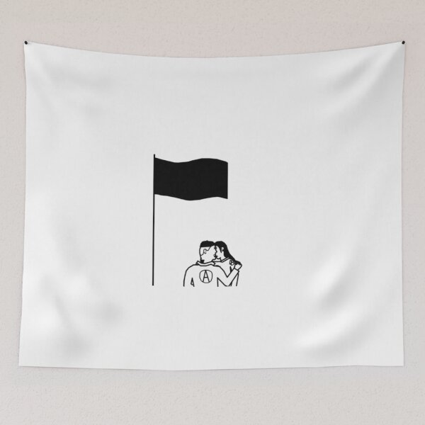 Item preview, what if we kissed under the anarchist flag staight designed and sold by Natty Warkentin.