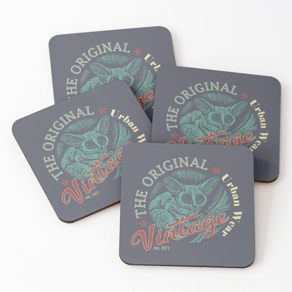 Item preview, Cute Bush Baby, Vintage Style Logo designed and sold by LZenDesigns.