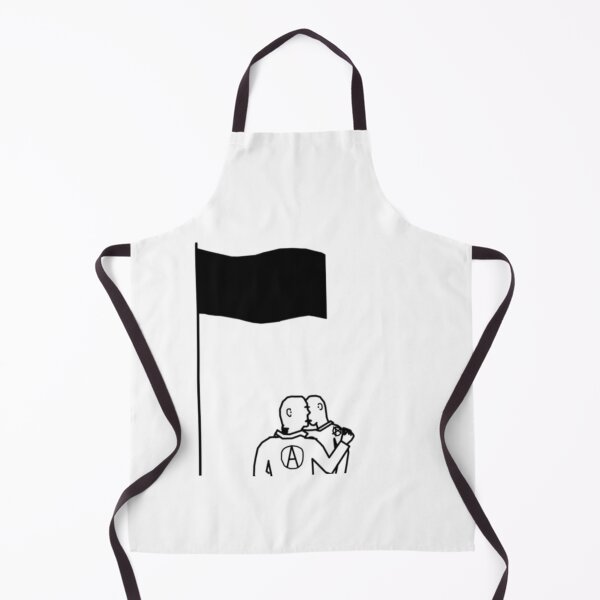 Item preview, what if we kissed under the anarchist flag designed and sold by Natty Warkentin.