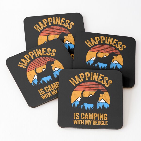 Item preview, Vintage Happiness Is Camping With My Beagle designed and sold by Guarddogdrive.