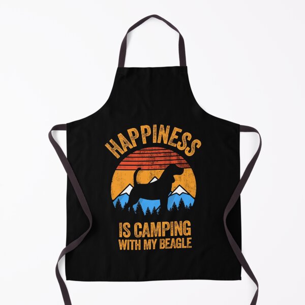 Item preview, Vintage Happiness Is Camping With My Beagle designed and sold by Guarddogdrive.