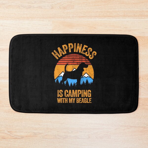 Item preview, Vintage Happiness Is Camping With My Beagle designed and sold by Guarddogdrive.