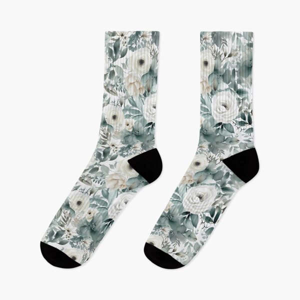 Item preview, Sage Green Floral Pattern designed and sold by Magnuna.