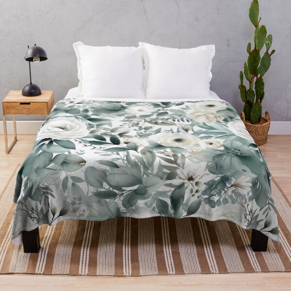 Item preview, Sage Green Floral Pattern designed and sold by Magnuna.