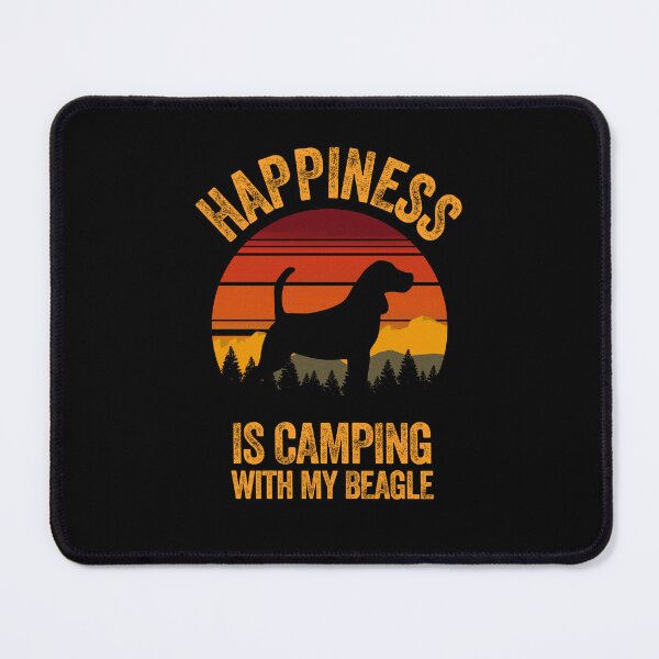 Item preview, Vintage Happiness Is Camping With My Beagle designed and sold by Guarddogdrive.