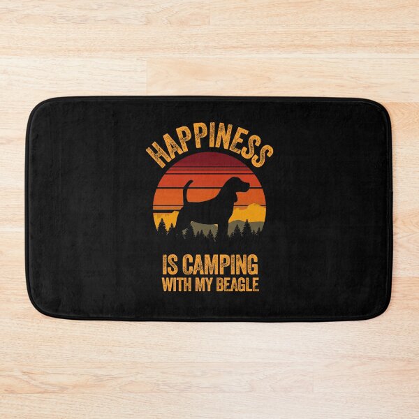 Item preview, Vintage Happiness Is Camping With My Beagle designed and sold by Guarddogdrive.