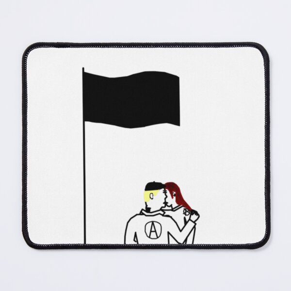Item preview, what if we kissed under the anarchist flag striaght coloured designed and sold by Natty Warkentin.