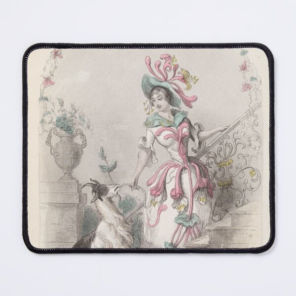 Item preview, Honeysuckle, Les Fleurs Animées (1847) - J. J. Grandville designed and sold by SALON DES ARTS.
