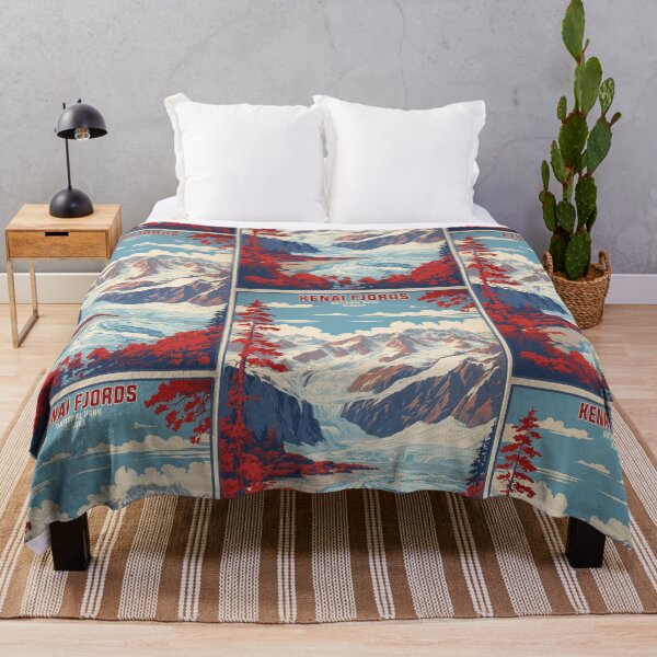 Item preview, Kenai Fjords National Park Alaska USA Vintage Travel Tourism designed and sold by TravelersGems.