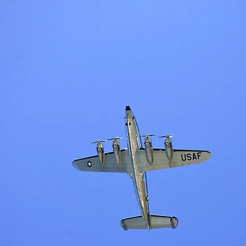 Artwork thumbnail, Flying Lockheed Constellation by MercerImages