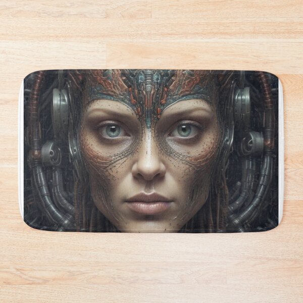 Item preview, Smart AI rock and metal concert design print designed and sold by Anshu3813.