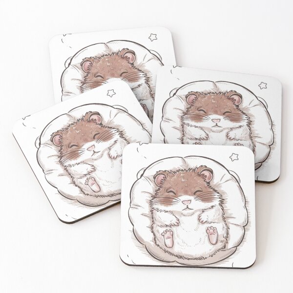 Item preview, Cute Hamster laying down flat designed and sold by 123ks.
