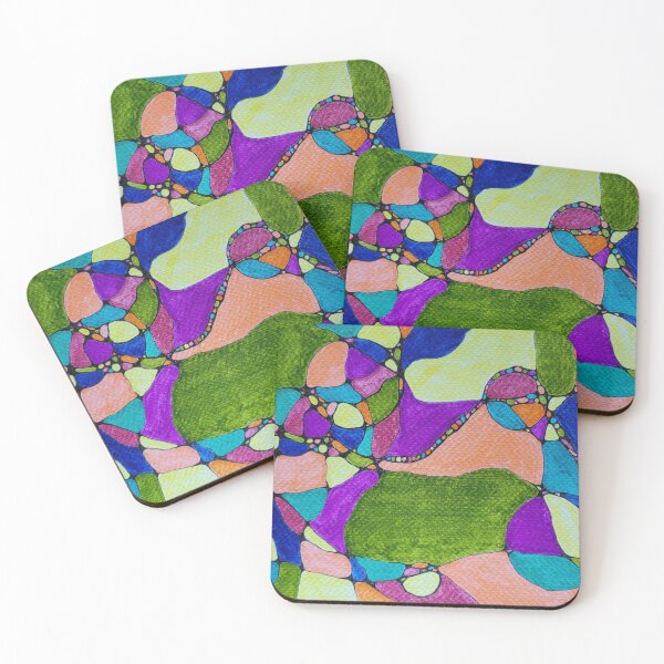 Item preview, Retro colors neurographic art designed and sold by Chris Boothe.