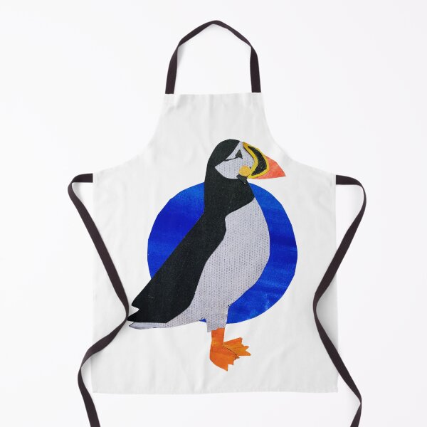 Item preview, Puffin on blue designed and sold by Awmina.