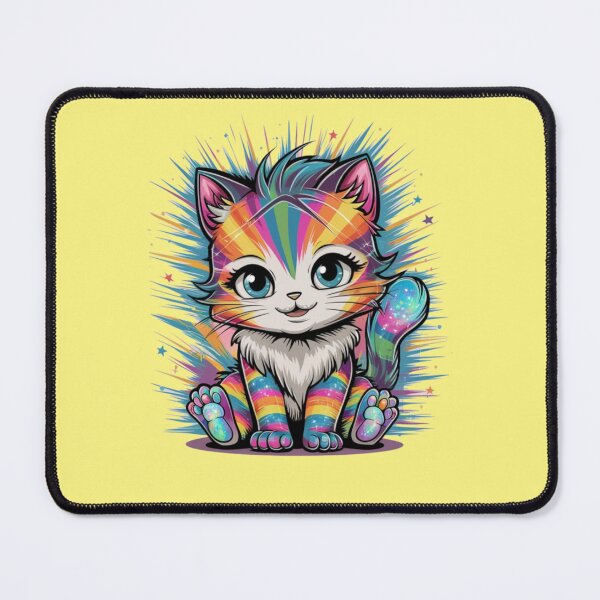 Item preview, colorful kitten designed and sold by bukajart.