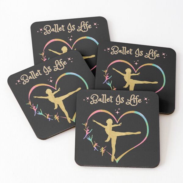 Item preview, Golden Ballet Dancer in Colorful Heart designed and sold by AlienOccupation.