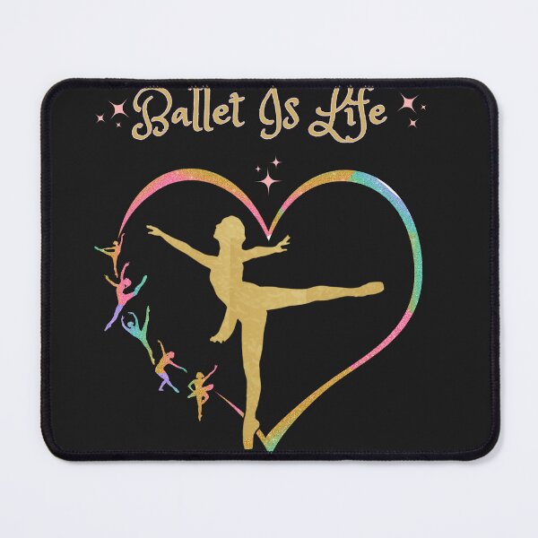 Item preview, Golden Ballet Dancer in Colorful Heart designed and sold by AlienOccupation.