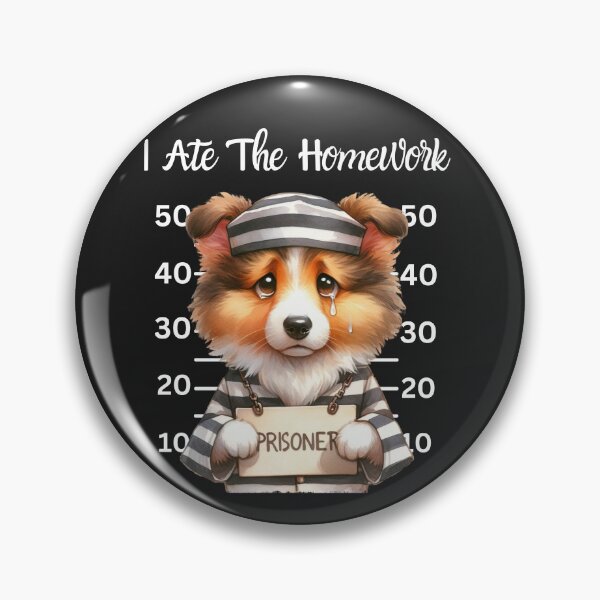 Item preview, I Ate The Homework Prisoner Dog designed and sold by AlienOccupation.