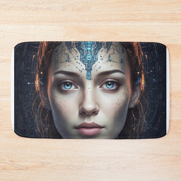 Item preview, Smart AI rock and metal concert design print designed and sold by Anshu3813.