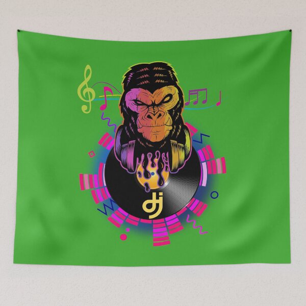 Item preview, DJ Monkey designed and sold by PrintArtGraphic.