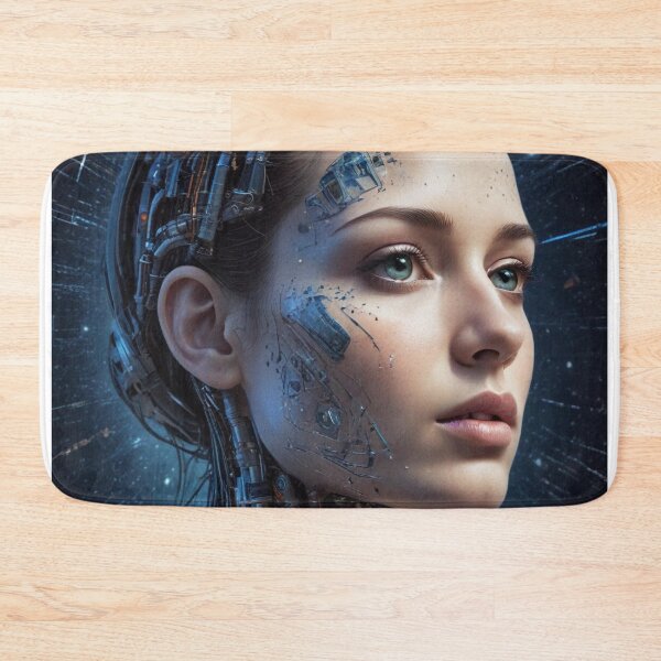 Item preview, Smart AI rock and metal concert design print designed and sold by Anshu3813.
