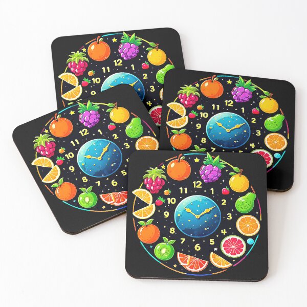 Item preview, Fruits Time Clock. designed and sold by Giulivo Store Graphic.