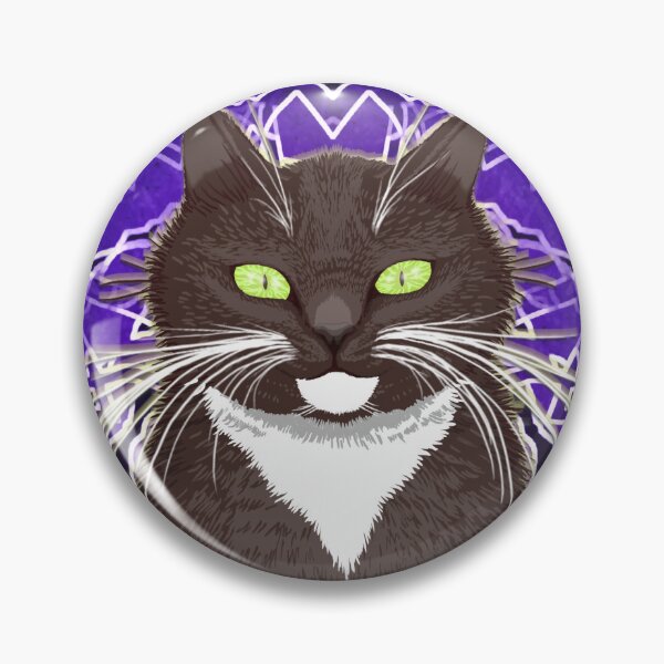 Item preview, Tuxedo cat making biscuits - Cute colourful design for cozy cat lover designed and sold by Scolliecat.